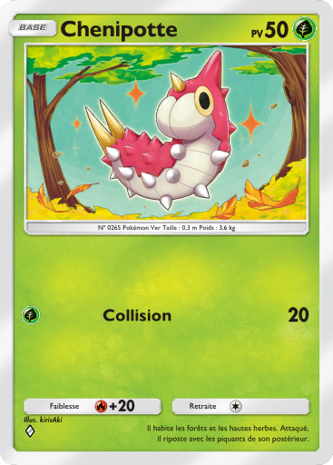 Pokémon Pocket - Méga-Ascension - Chenipotte