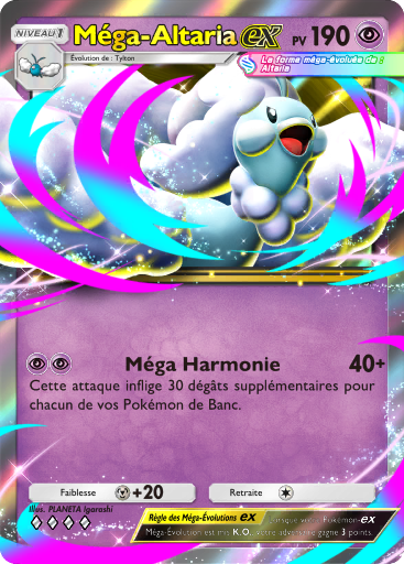 Pokémon Pocket - Méga-Ascension - Méga-Altaria-ex