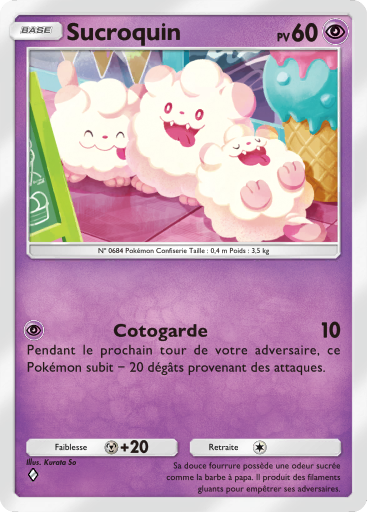 Pokémon Pocket - Méga-Ascension - Sucroquin