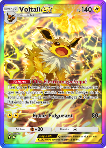 Pokémon Pocket - Méga-Ascension - Voltali-ex