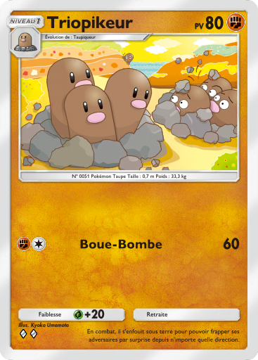 Pokémon Pocket - Méga-Rayonnement - Triopikeur