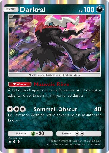 Pokémon Pocket - Méga-Rayonnement - Darkrai