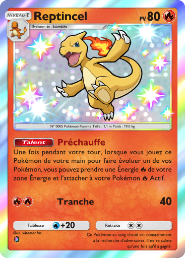 Pokémon Pocket - Méga-Rayonnement - Reptincel