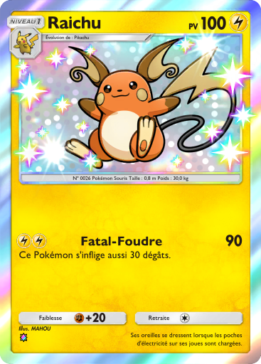 Pokémon Pocket - Méga-Rayonnement - Raichu