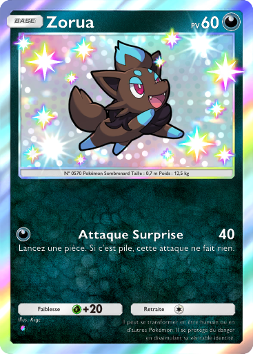Pokémon Pocket - Méga-Rayonnement - Zorua