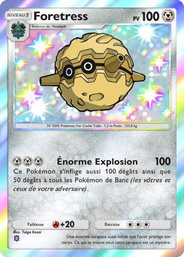 Pokémon Pocket - Méga-Rayonnement - Foretress