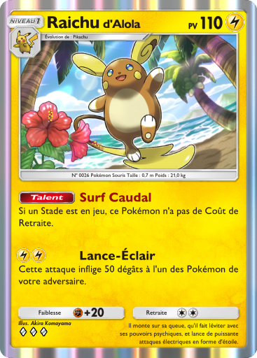 Pokémon Pocket - Parade Onirique - Raichu d