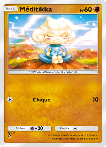 Pokémon Pocket - Parade Onirique - Méditikka