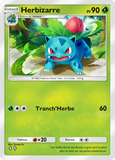 Pokémon Pocket - Puissance Génétique - Herbizarre