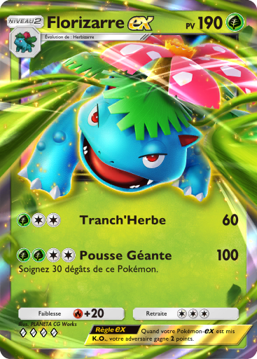 Pokémon Pocket - Puissance Génétique - Florizarre ex