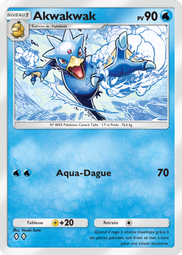 Pokémon Pocket - Puissance Génétique - Akwakwak