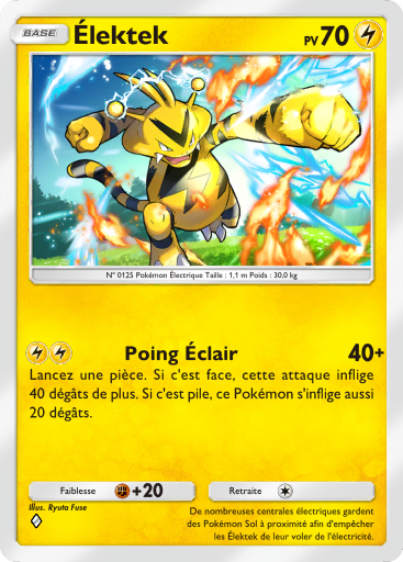 Pokémon Pocket - Puissance Génétique - Elektek