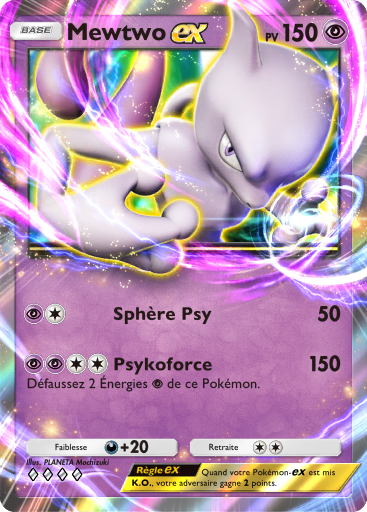 Pokémon Pocket - Puissance Génétique - Mewtwo ex