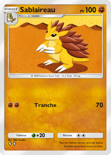 Pokémon Pocket - Puissance Génétique - Sablaireau