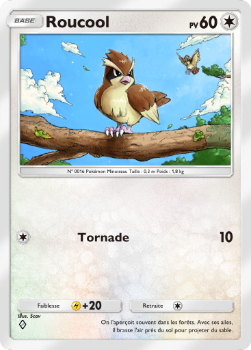 Pokémon Pocket - Puissance Génétique - Roucool