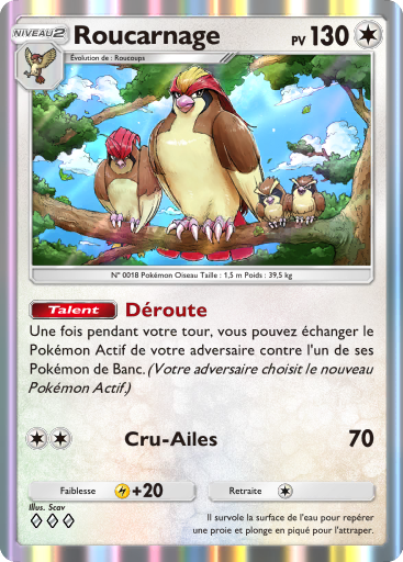 Pokémon Pocket - Puissance Génétique - Roucarnage