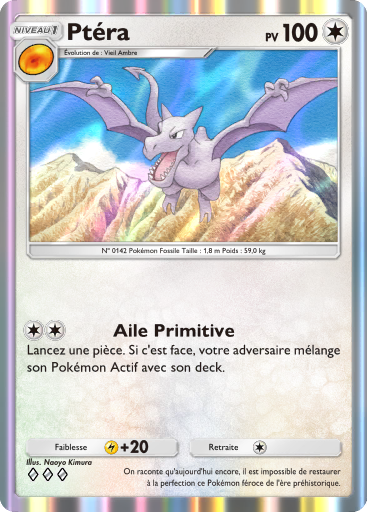 Pokémon Pocket - Puissance Génétique - Ptéra