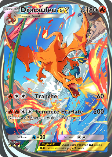 Pokémon Pocket - Puissance Génétique - Dracaufeu-ex