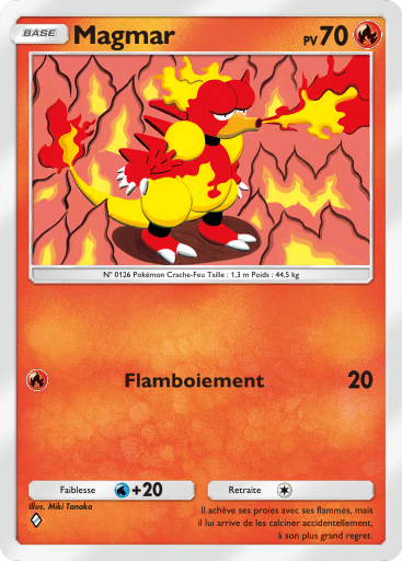 Pokémon Pocket - Réjouissances Rayonnantes - Magmar
