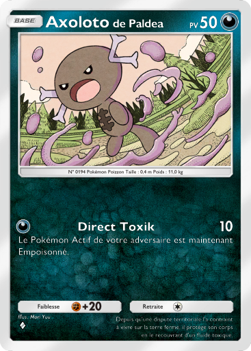 Pokémon Pocket - Réjouissances Rayonnantes - Axoloto de Paldea