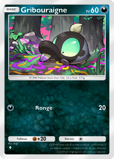 Pokémon Pocket - Réjouissances Rayonnantes - Gribouraigne