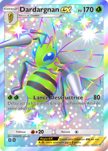 Pokémon Pocket - Réjouissances Rayonnantes - Dardargnan-ex