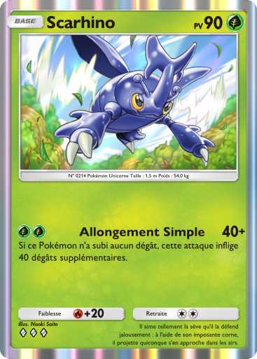 Pokémon Pocket - Sagesse entre Ciel et Mer - Scarhino