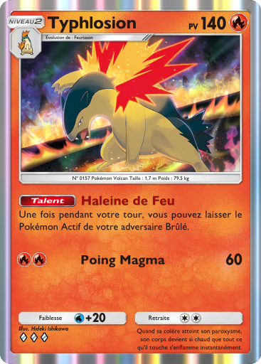 Pokémon Pocket - Sagesse entre Ciel et Mer - Typhlosion