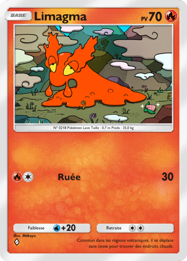 Pokémon Pocket - Sagesse entre Ciel et Mer - Limagma