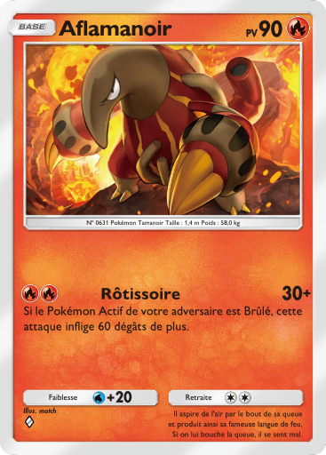 Pokémon Pocket - Sagesse entre Ciel et Mer - Aflamanoir