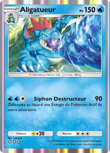 Pokémon Pocket - Sagesse entre Ciel et Mer - Aligatueur
