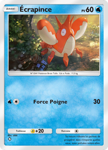 Pokémon Pocket - Sagesse entre Ciel et Mer - Écrapince