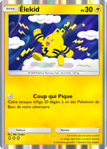 Pokémon Pocket - Sagesse entre Ciel et Mer - Élekid