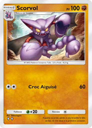 Pokémon Pocket - Sagesse entre Ciel et Mer - Scorvol