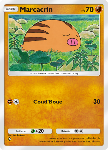 Pokémon Pocket - Sagesse entre Ciel et Mer - Marcacrin