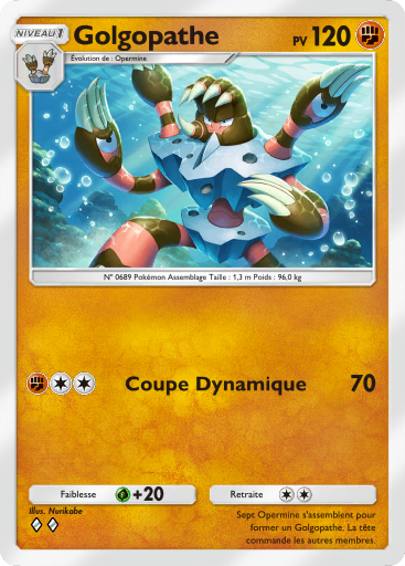 Pokémon Pocket - Sagesse entre Ciel et Mer - Golgopathe