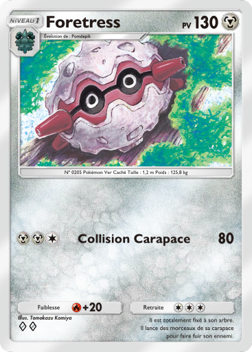Pokémon Pocket - Sagesse entre Ciel et Mer - Foretress