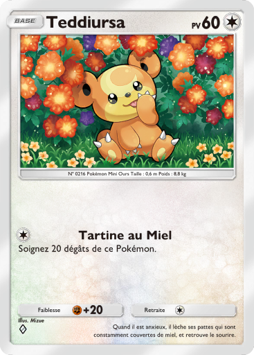 Pokémon Pocket - Sagesse entre Ciel et Mer - Teddiursa