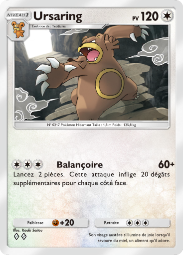 Pokémon Pocket - Sagesse entre Ciel et Mer - Ursaring
