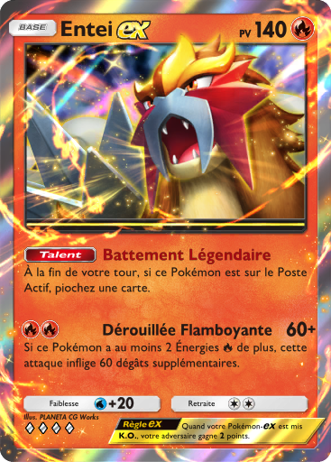Pokémon Pocket - Source Secrète - Entei-ex