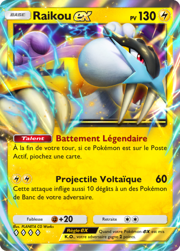 Pokémon Pocket - Source Secrète - Raikou-ex