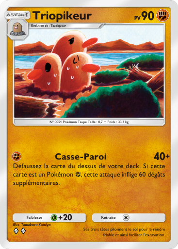 Pokémon Pocket - Source Secrète - Triopikeur
