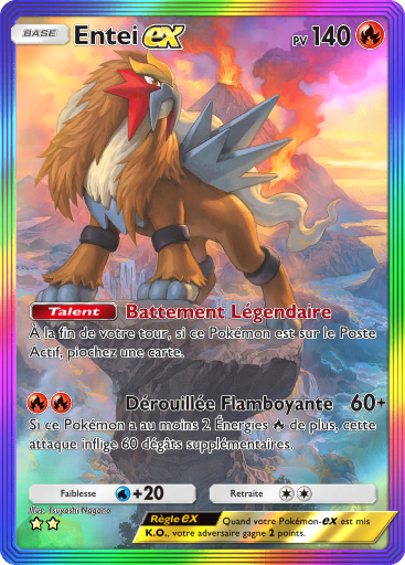 Pokémon Pocket - Source Secrète - Entei-ex