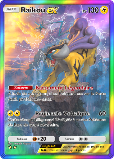Pokémon Pocket - Source Secrète - Raikou-ex