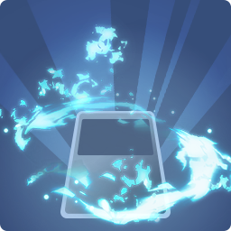 Flammes bleu clair