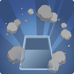 Nuages de poussière gris