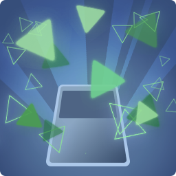 Petits triangles verts