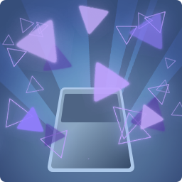 Petits triangles violets