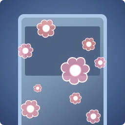 Fleurs roses