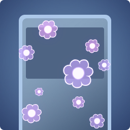 Fleurs violettes